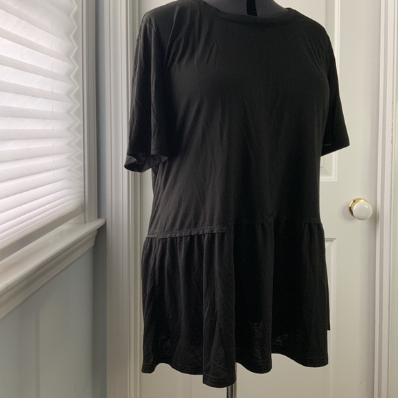 Faded Glory Plus Peplum Tee NWOT - Picture 2 of 8